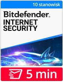 Bitdefender Internet Security 2024 (10 stanowisk, odnowienie na 12 miesi�cy)