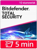 Bitdefender Total Security 2024 Multi-Device (10 stanowisk, odnowienie na 12 miesi�cy)