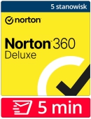 Norton 360 Deluxe 2024 (5 stanowisk, odnowienie na 12 miesi�cy)