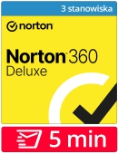 Norton 360 Deluxe 2024 (3 stanowiska, odnowienie na 12 miesi�cy)