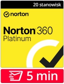 Norton 360 Platinum 2024 (20 stanowisk, odnowienie na 12 miesi�cy)