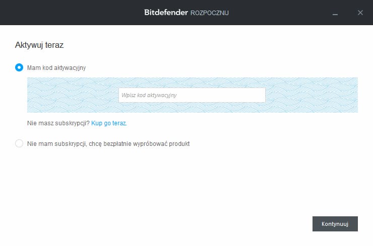 Bitdefender 2016 - Instrukcja instalacji